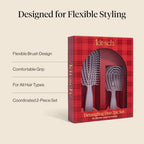 Flexi Flow Duo Detangler Brush (Soft Violet / 2 Pcs)