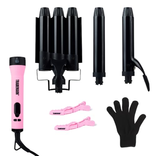 Interchangeable Iron Styling Kit (1.25 Inch Barrel (Interchangeable) / Pink/Black)