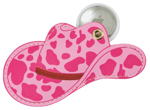 Keychain Case Compatible with Apple AirTag (Cowgirl)