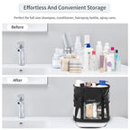 Large Clear Toiletry Bag (Large / Black-L)