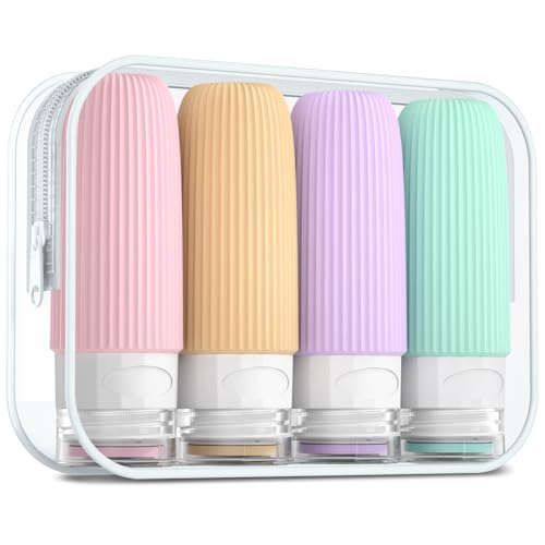 Travel Bottles for Toiletries (2 Ounces / Seafoam Green)