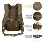 Tactical Molle Backpack for Men (Khaki / 28L)