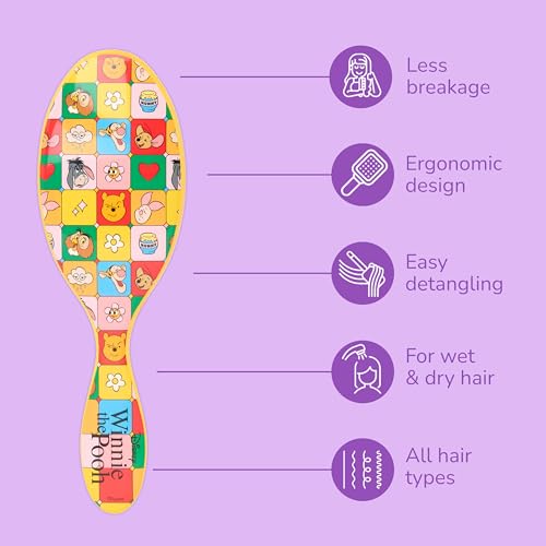 Disney Winnie The Pooh Original Detangler Hair Brush (Pooh & Friends / 1 Count (Pack of 1))