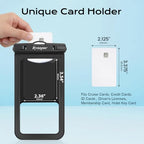 Waterproof Phone Pouch 2 Pack ([Black + Pink])