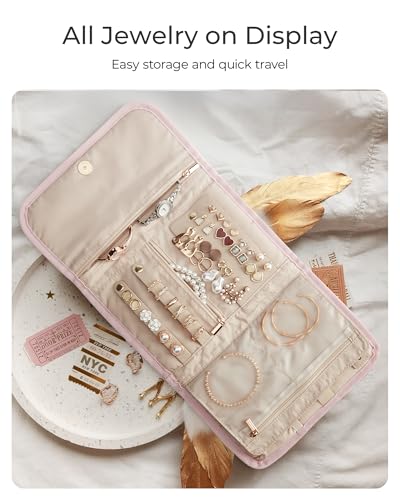 Travel Jewelry Organizer Case (A-Green / Medium)