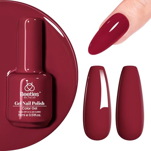 Beetles Red Gel Polish (C - Creme Red | Mulled Wine)