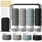 16Pack Travel Bottles for Toiletries (Gray)