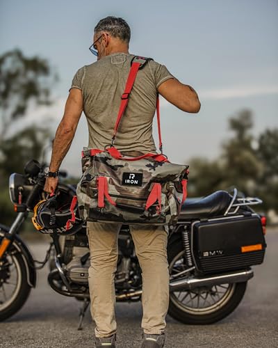 Waterproof Motorcycle Duffel Bag Tail Bag 30L Dry Bags Luggage (30L / Camouflage)