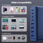 USB C Charger 200W USB C Charger Block (Deep Blue / 200W)