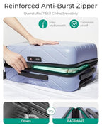 Carry On Luggage 22x14x9 Airline Approved (Carry On 20 Inch / Purple)