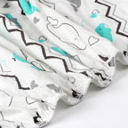 Baby Fitted Crib Sheets (Elephant Whale / 52X28 Inch)