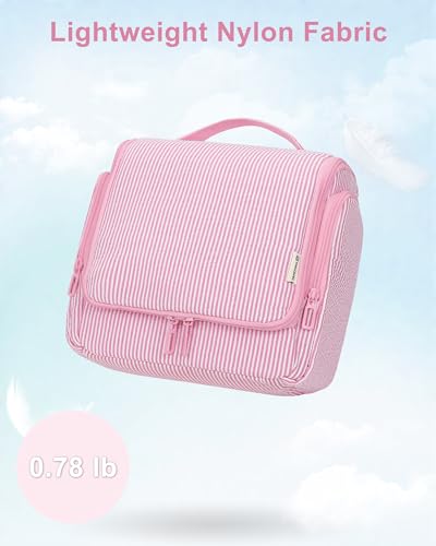 Travel Hanging Toiletry Bag (Pink / Large)