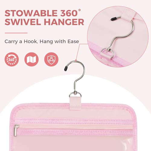 Toiletry Bag for Women (Pink / L)