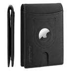 AirTag Wallet (Bicolor Crazy Horse Black)