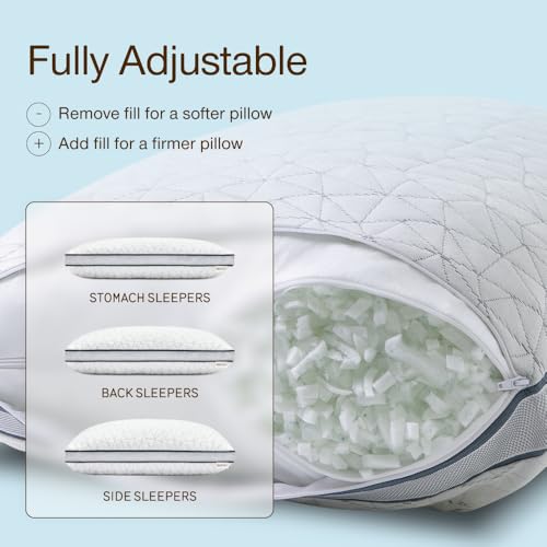 Eden Bed Pillow Queen Size for Sleeping on Back (Queen / Classic)
