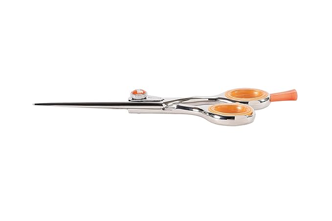 Cricket Centrix Roc-It Dog R 500 5” Professional Stylist Barber Hair Shears for Cutting - Precision Cast Convex Blade Hair Scissors, Offset Grip - Ideal for Hair Salon Use