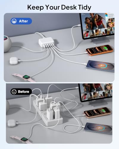 USB Charging Station (H-White / 140W)