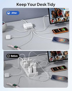 USB Charging Station (H-White / 140W)