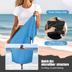 Quick Dry Travel Towel (Light Blue)