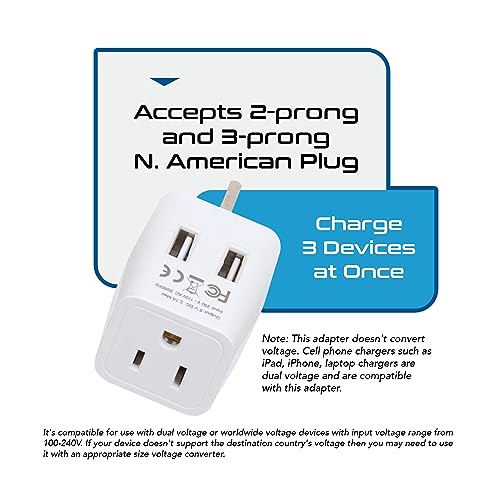 UK Plug Adapter (Ivory)