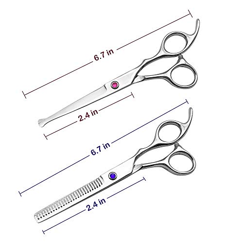 Kids Professional Hair Scissors Barber Shears 6.5 (Red2)