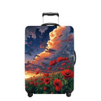 Safflower Luggage Cover Washable Suitcase Protector Anti (safflower / L(28-30inch suitcase))