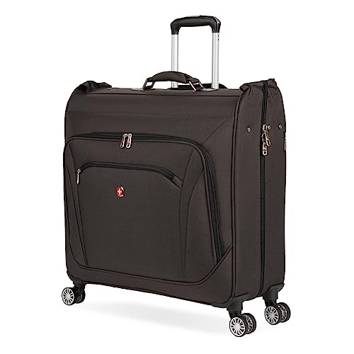 7895 Premium Garment Bag with Spinner Wheels (24 inch Spinner / Heather Grey)