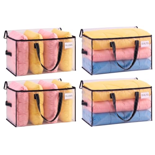 Moving Bags Storage Bags (Clear / 4 Pack)