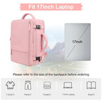 Travel Backpack for Women (Pink / Large)