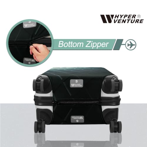 Travel Luggage Cover Suitcase Protector Fits 27 (Dark Grid / L)