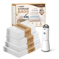 Vacuum Seal Bags for Clothing (20 Combo+Wireless Pump)