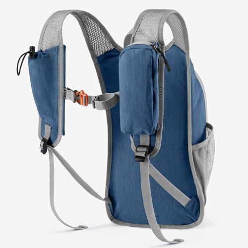 10L Small Hiking Backpack Travel Daypack Lightweight Packable Back Pack for Women Men (Navy Blue)