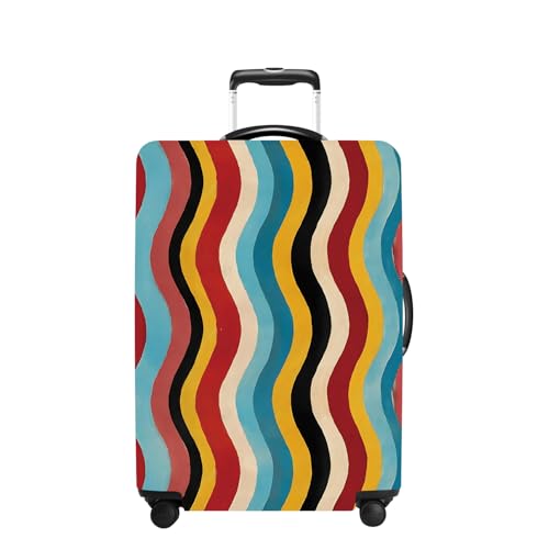 Stripe Luggage Cover Washable Suitcase Protector Anti (Stripe / XL(32-34inch suitcase))