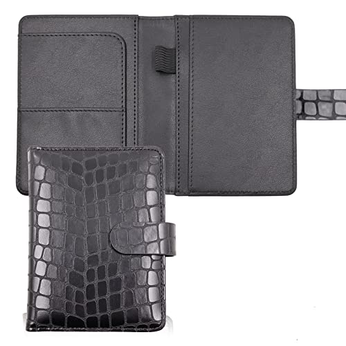 Premium Leather Passport Holder Covers Case (AI-Stone-black)
