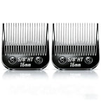 Dog Grooming Replacement Blades Compatible with Andis Dog Clippers (Black-5/8"HT-2PCS / Black)