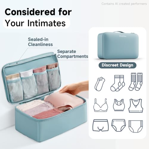 Packing Cubes for Travel (15 Blue Gray)