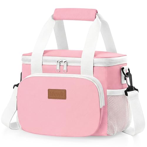Insulated Lunch Box for Men (Light Pink / Medium(9L))