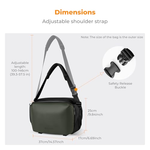 Large Camera Sling Bag (13 Deep Green Large)