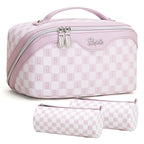 Travel Makeup Bag Organizer Cosmetic Bag (08-B-Pink)