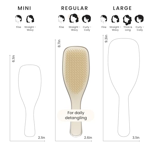 Chrome Ultimate Detangler Brush (Champagne Gold / Full Size)