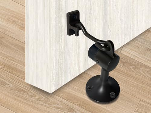 Solid Brass Door Stop (2 Pack / Oil-Rubbed Bronze(3-15/16"))