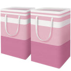 2 Pack Large Laundry Baskets (88L / Pink)