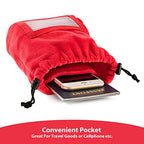 Inflatable Travel Neck Pillow (Vintage Red)