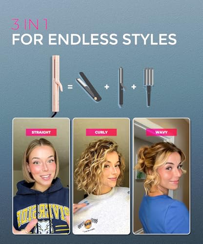 Airflow 2.0 Curling Iron Flat Iron (Gold Blush)