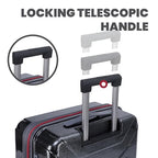 Traverse 25 Inch Medium Expandable Hardside Upright Suitcase with 360° Spinner Wheels (Charcoal / Medium Checked)