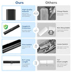 Aluminum Toothbrush Travel Case (Black / 1 Pack (Standard))