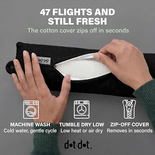 Twist Memory Foam Travel Pillow (Onyx / Standard (26"))