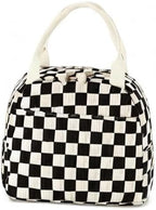 Bluboon Lunch Bag for Women Men Cute Corduroy Lunch Tote Bags Reusable - Image 10