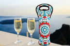 Neoprene Wine Tote Insulated Bag Single Bottle Wine Carrier Built Wine Bottle - Image 6