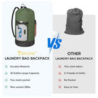 2PK 150L Laundry Bag Backpack (150L - 2PK / Green)